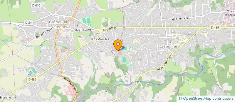 localisation de l'entreprise TITONE PROPRETE  CRAPONNE