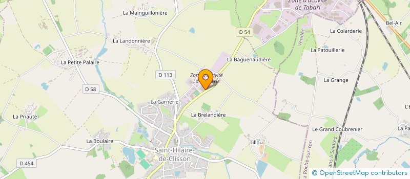 localisation de l'entreprise TITOR PRODUCTION  SAINT-HILAIRE-DE-CLISSON