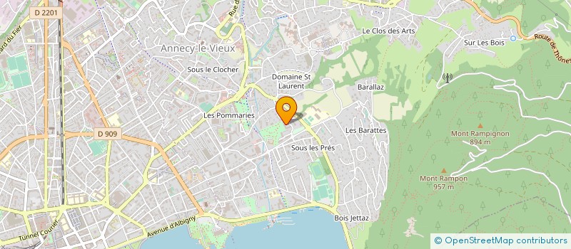 localisation de l'entreprise TITOU à ANNECY