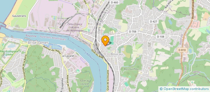 localisation de l'entreprise TITOU  BOUCAU