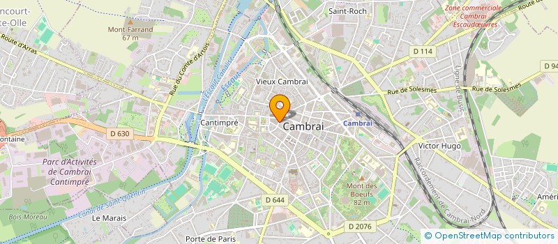 localisation de l'entreprise TITOU PLUS  CAMBRAI