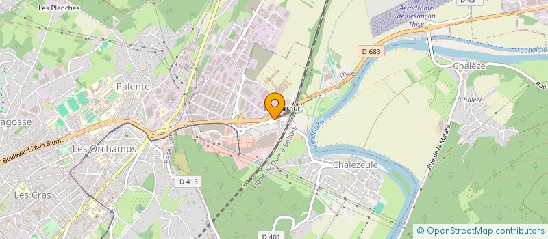 localisation de l'entreprise TITOU PRESSE  CHALEZEULE