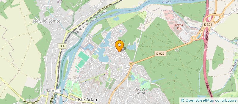 localisation de l'entreprise TITOUAN  L'ISLE-ADAM