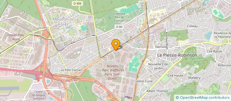 localisation de l'entreprise TITRAL à CLAMART