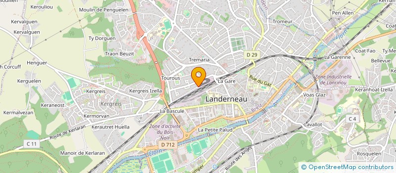 localisation de l'entreprise TITRAUDIT à LANDERNEAU