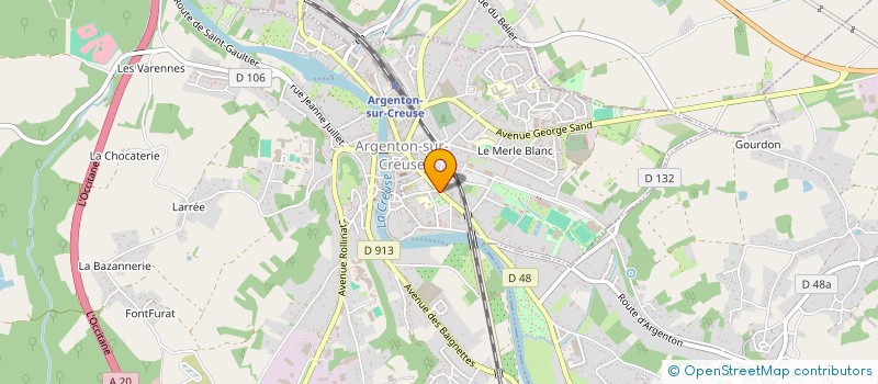 localisation de l'entreprise TITRIO à ARGENTON-SUR-CREUSE