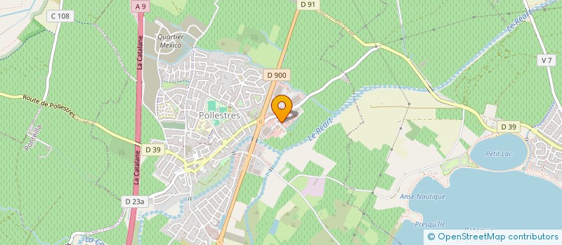 localisation de l'entreprise TITUS à POLLESTRES