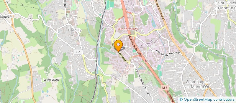 localisation de l'entreprise TITUS  DARDILLY