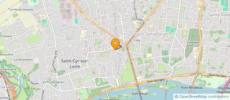 localisation de l'entreprise TITUS PROD  SAINT-CYR-SUR-LOIRE