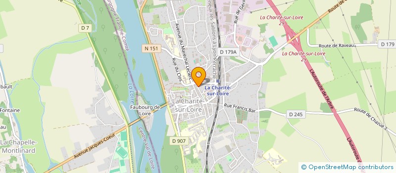 localisation de l'entreprise TITUSSE  LA CHARITE-SUR-LOIRE