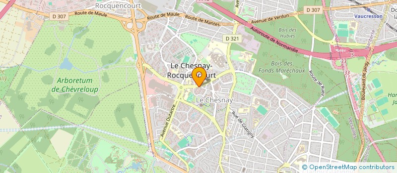 localisation de l'entreprise TIUZ HOLDING SARL  LE CHESNAY-ROCQUENCOURT