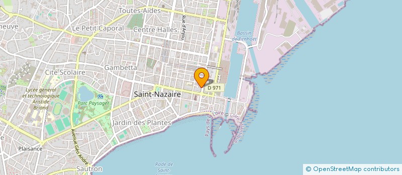 localisation de l'entreprise TIVALEM  SAINT-NAZAIRE