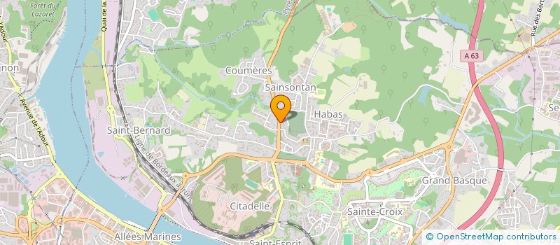 localisation de l'entreprise TIVALI à BAYONNE