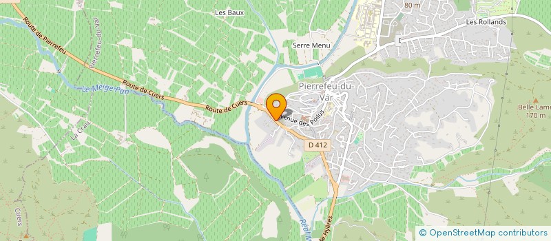 localisation de l'entreprise TIVANO  PIERREFEU-DU-VAR