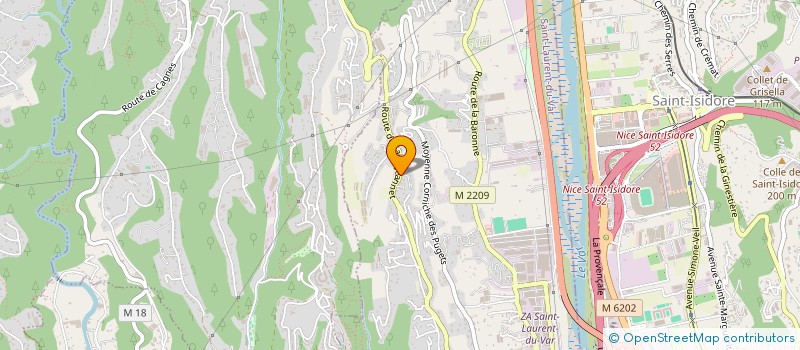 localisation de l'entreprise TIVER à SAINT-LAURENT-DU-VAR