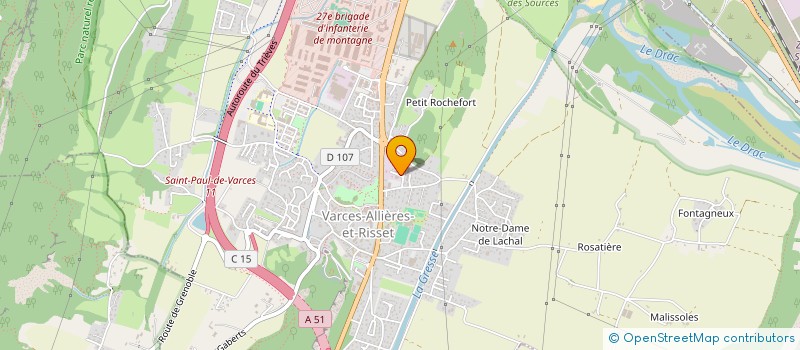 localisation de l'entreprise TIVI  VARCES-ALLIERES-ET-RISSET