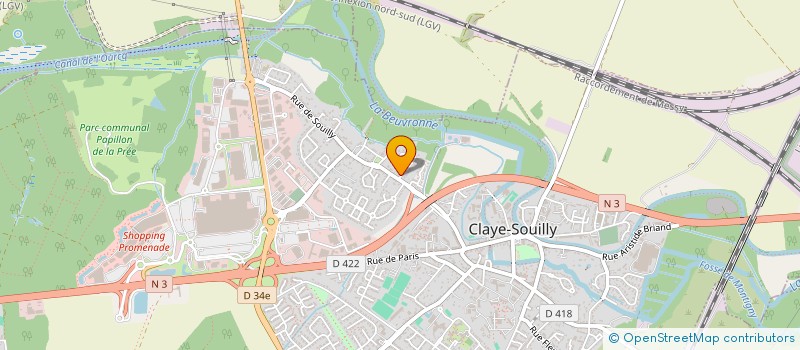 localisation de l'entreprise TIVINAO  CLAYE-SOUILLY