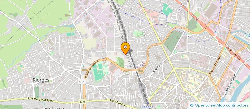 localisation de l'entreprise TIVIO à RIORGES