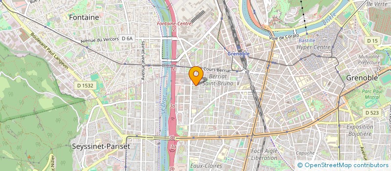 localisation de l'entreprise TIVOCA à GRENOBLE
