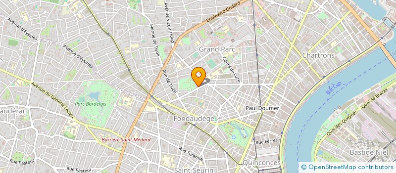 localisation de l'entreprise TIVOLI à BORDEAUX