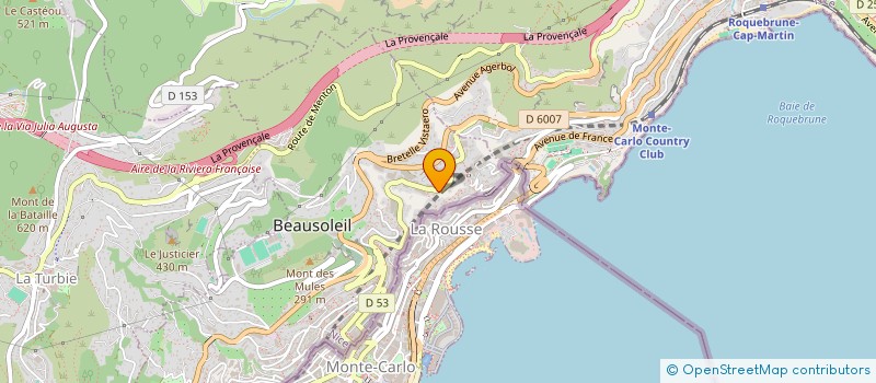 localisation de l'entreprise TIVOLI 2  BEAUSOLEIL