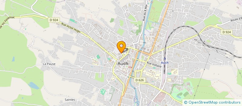 localisation de l'entreprise TIVOLI à AUCH