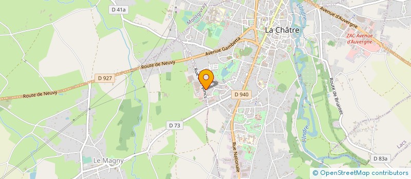 localisation de l'entreprise TIVOLI DISTRIBUTION à LE MAGNY