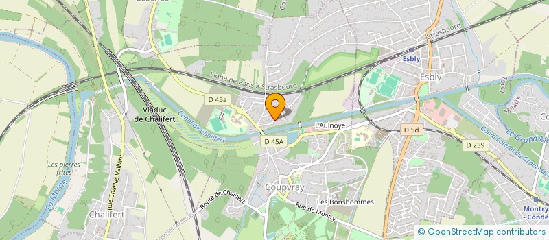 localisation de l'entreprise TIVOLI SOUND STUDIO  COUPVRAY