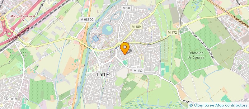 localisation de l'entreprise TIVOLINE  LATTES