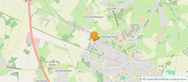 localisation de l'entreprise TIVRAC 2 PAPAS  TREILLIERES