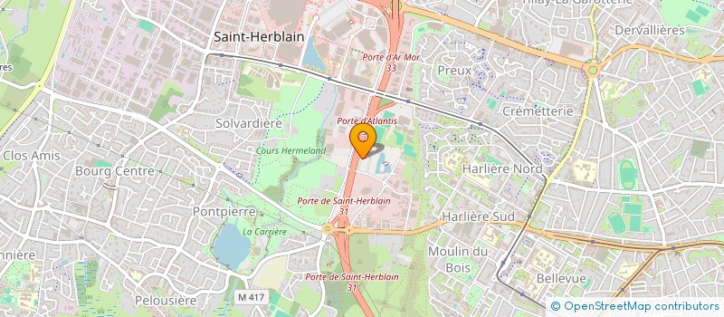 localisation de l'entreprise TIWAL INVESTISSEMENT à SAINT-HERBLAIN