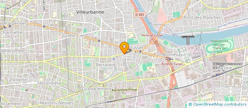 localisation de l'entreprise TIWISSA  VILLEURBANNE