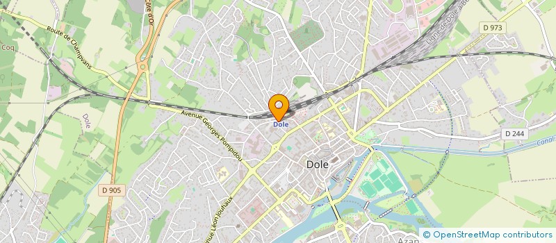 localisation de l'entreprise TIX AUTOMOBILES SARL à DOLE