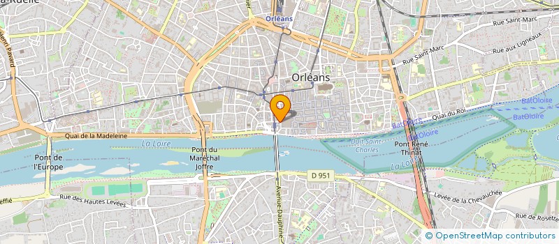 localisation de l'entreprise TIXA à ORLEANS