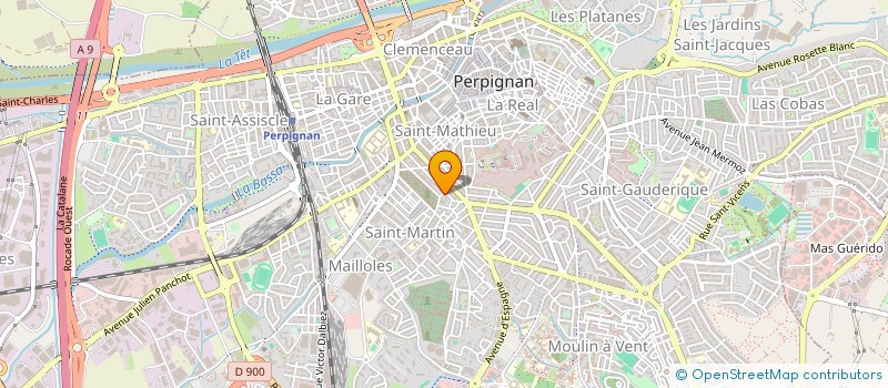 localisation de l'entreprise TIXEIRE 11 à PERPIGNAN