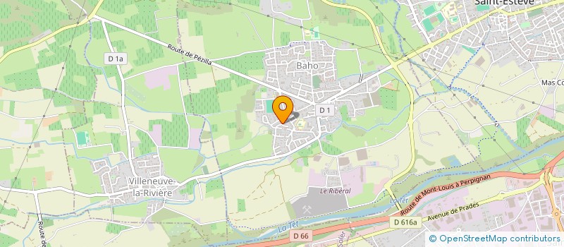 localisation de l'entreprise TIXEIRE/RIVES  BAHO