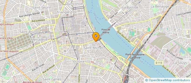 localisation de l'entreprise TIXEN INVESTISSEMENT  BORDEAUX