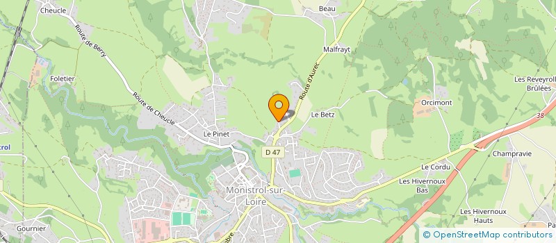 localisation de l'entreprise TIXIER DEMOLITION  MONISTROL-SUR-LOIRE