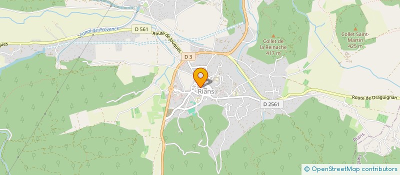 localisation de l'entreprise TIXIER ISABELLE AUBRY CLAUDINE  RIANS