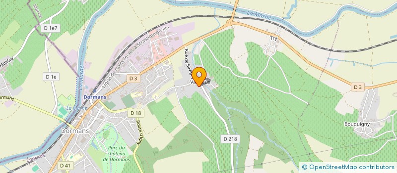 localisation de l'entreprise TIXIER-MELIN  DORMANS