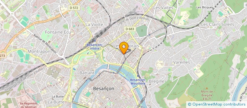 localisation de l'entreprise TIXINVEST  BESANCON