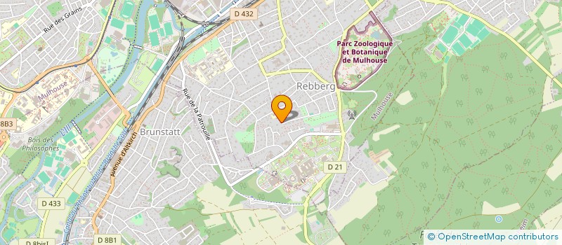 localisation de l'entreprise TIXODIS  MULHOUSE