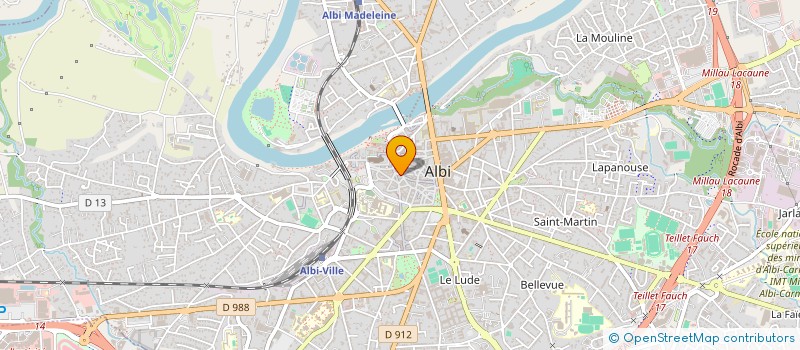 localisation de l'entreprise TIYE à ALBI