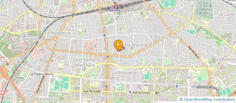 localisation de l'entreprise TIZEN à RENNES