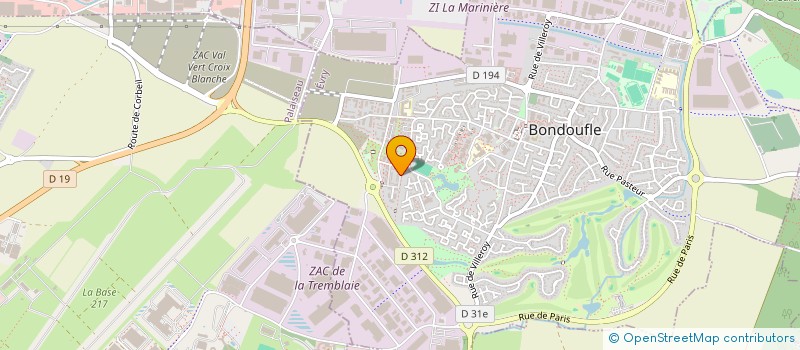 localisation de l'entreprise TIZI INGENIERIE à BONDOUFLE
