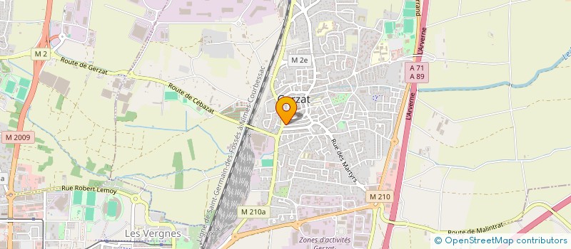 localisation de l'entreprise TIZIALINE  GERZAT