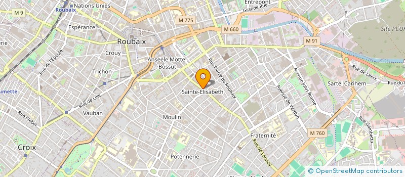 localisation de l'entreprise TIZICARS  ROUBAIX