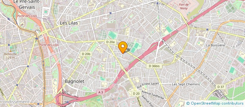 localisation de l'entreprise TIZIFIBRE  BAGNOLET