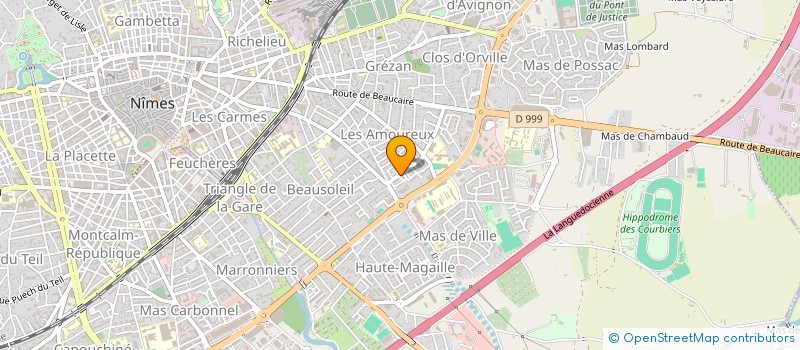 localisation de l'entreprise TIZMARTE KICK BOXING CLUB (TKBC)  NIMES