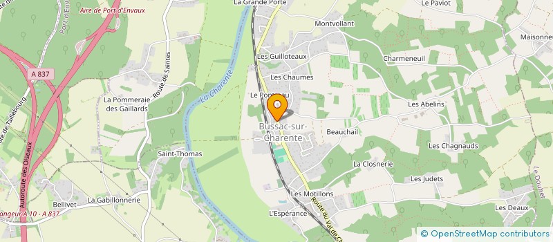 localisation de l'entreprise TIZO  BUSSAC-SUR-CHARENTE